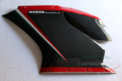 CARBONVANI - DUCATI 1199 PANIGALE TRICOLORE CARBON FIBER FULL FAIRING-ROAD VERSION