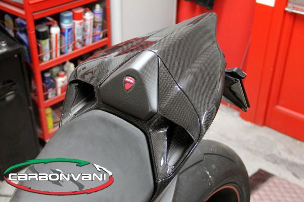 CARBONVANI - DUCATI 1199 PANIGALE CARBON FIBER SUPERLEGGERA STYLE MONO POSTO TAIL SECTION  ROAD VERSION