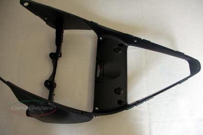 CARBONVANI - DUCATI 1199 PANIGALE CARBON FIBER OIL COOLER TIP W/ LIQUID TANK AND DEFLECTORS