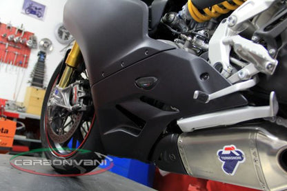 CARBONVANI - DUCATI 1299 PANIGALE CARBON FIBER BELLY PAN -? ROAD VERSION