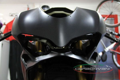 CARBONVANI - DUCATI 1199/899 PANIGALE CARBON FIBER HEADLIGHT FAIRING - ROAD VERSION
