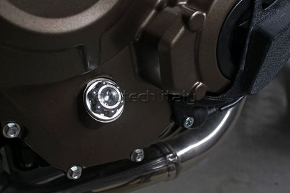 Evotech Srl Billet Engine Oil Cap for Ducati, Honda, Kawasaki, Triumph, and Yamaha - M20x2.5