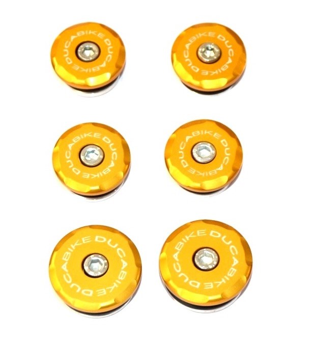 DBK Special Parts (Ducabike) Frame Plug Kit for the Ducati Hypermotard 950 / 950SP