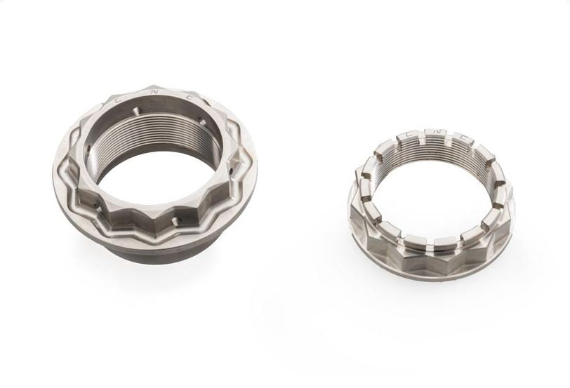 CNC Racing Titanium Rear Wheel Axle Nut Set for MV Agusta