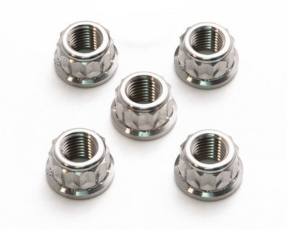 Motocorse Titanium Flange Nuts (Sprocket carrier nuts) for MV Agusta F4 / Brutale (B4) up to 2009 and Certain 2017+ Models