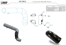 MIVV Carbon Heat Shield for Dakar Slip-on Exhaust For Yamaha Ténéré 700 2019-2022