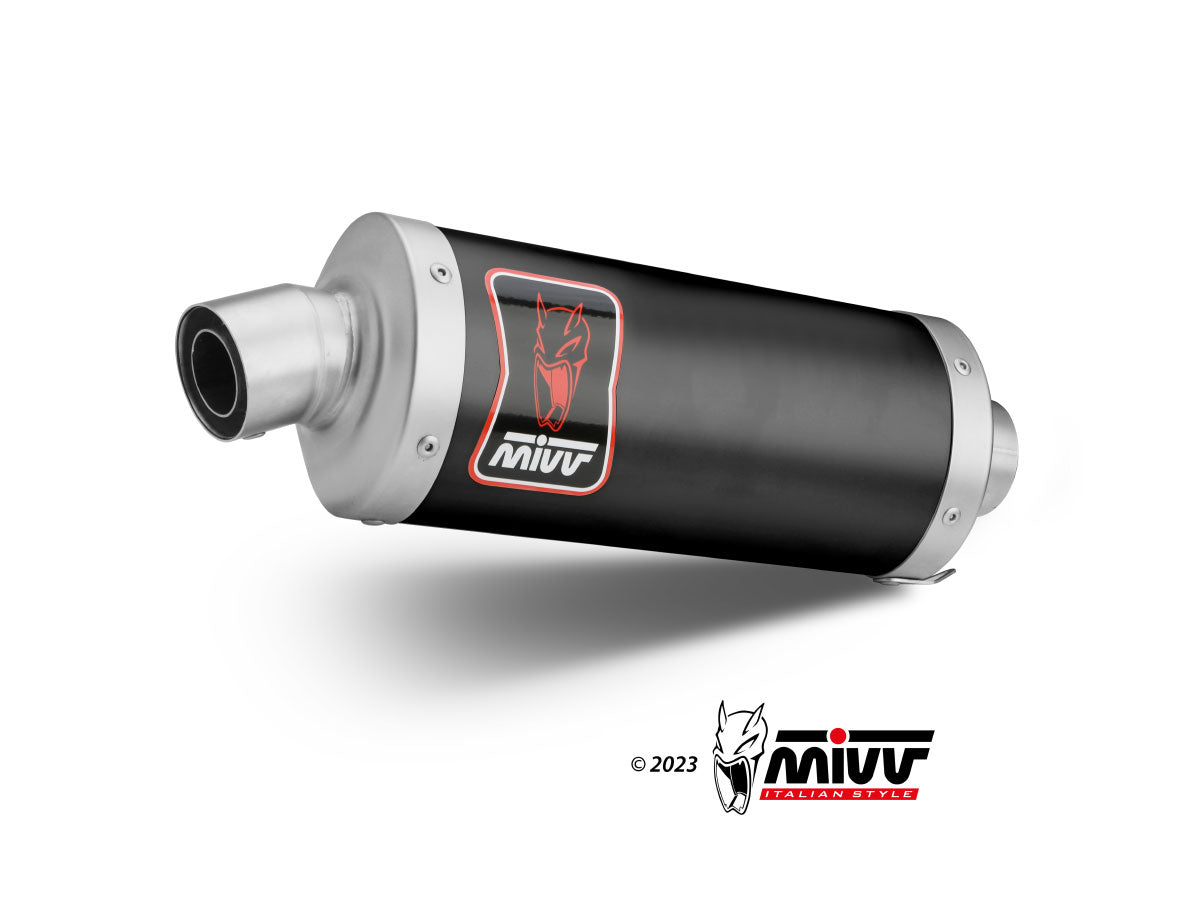 MIVV Slip-on, Dakar Stainless Steel, Standard Exhaust For Honda Transalp XL750 (2023+)