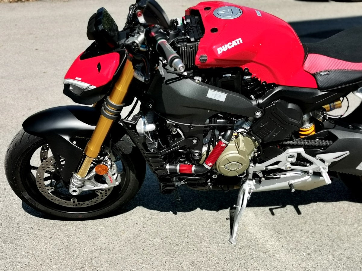 DBK Special Parts (Ducabike) Performance Technology In-Line Radiator Coolers for the Ducati Panigale / Streetfighter V4 models (18-24)