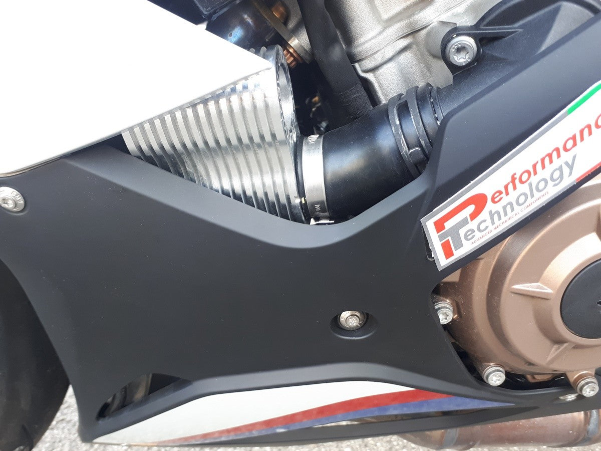 DBK Special Parts (Ducabike) Performance Technology In-Line Radiator Coolers for the BMW S1000RR / S1000XR (2020+) and S1000R (2021+)