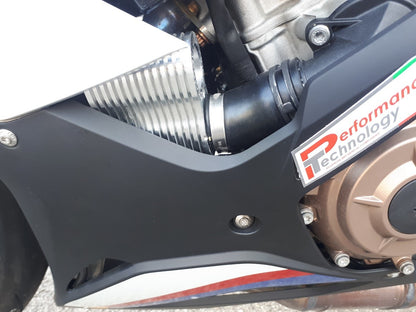 DBK Special Parts (Ducabike) Performance Technology In-Line Radiator Coolers for the BMW S1000RR / S1000XR (2020+) and S1000R (2021+)