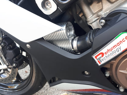 DBK Special Parts (Ducabike) Performance Technology In-Line Radiator Coolers for the BMW S1000RR / S1000XR (2020+) and S1000R (2021+)