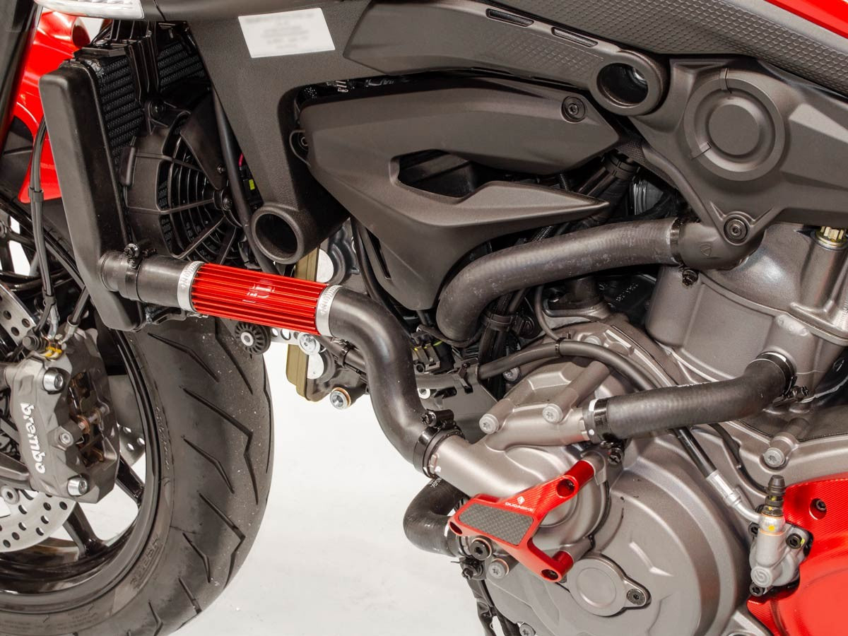 DBK Special Parts (Ducabike) Performance Technology In-Line Radiator Coolers for the Ducati Monster 937