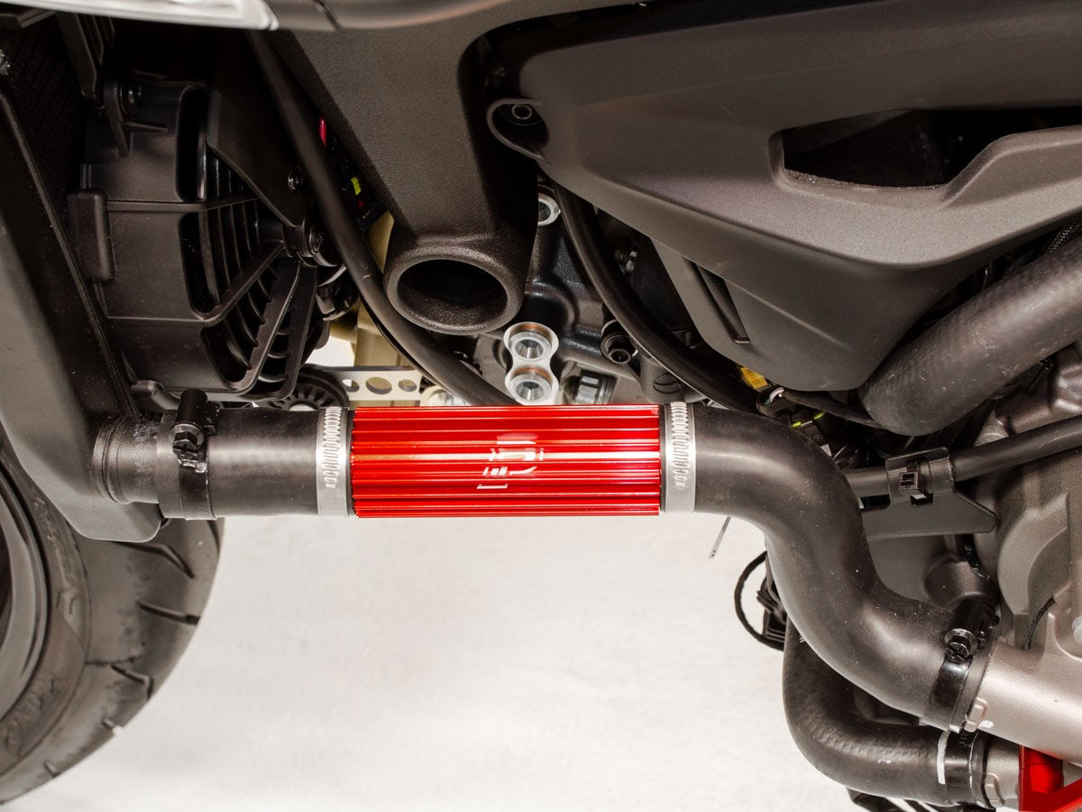 DBK Special Parts (Ducabike) Performance Technology In-Line Radiator Coolers for the Ducati Monster 937