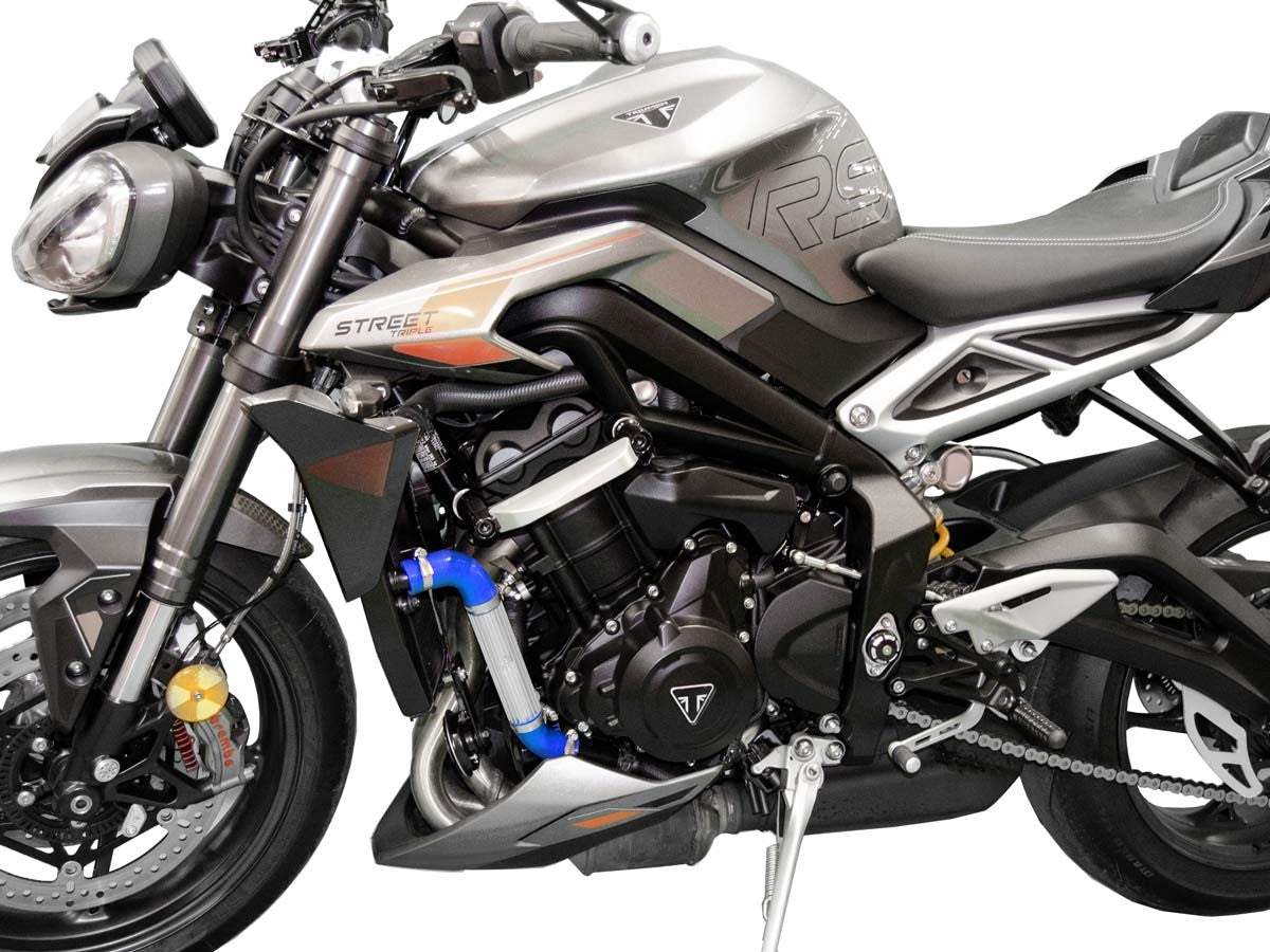 DBK Special Parts (Ducabike) Performance Technology In-Line Radiator Coolers for the Triumph Street Triple 765 S/R/RS