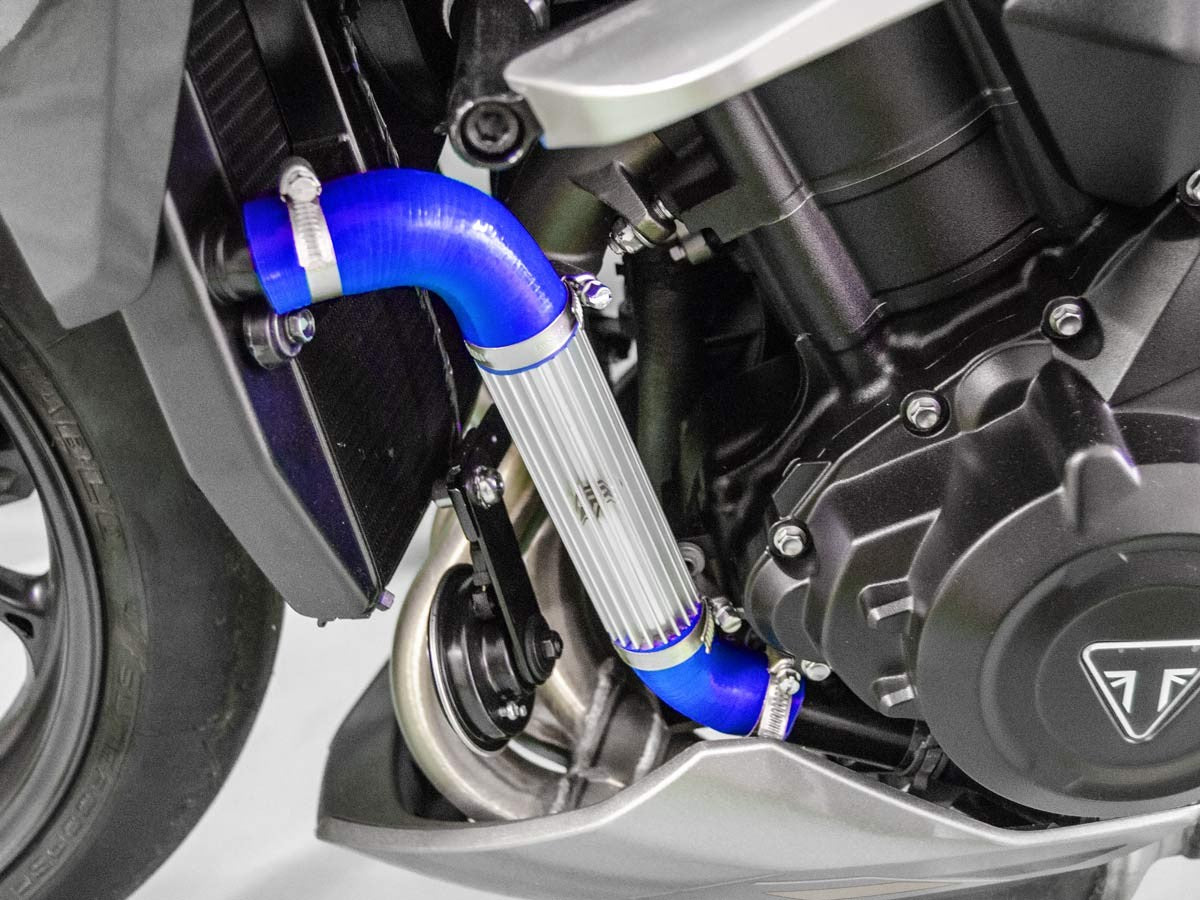 DBK Special Parts (Ducabike) Performance Technology In-Line Radiator Coolers for the Triumph Street Triple 765 S/R/RS