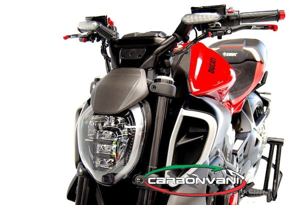 Carbonvani Carbon Fiber Headlight Fairing for the Ducati Diavel V4