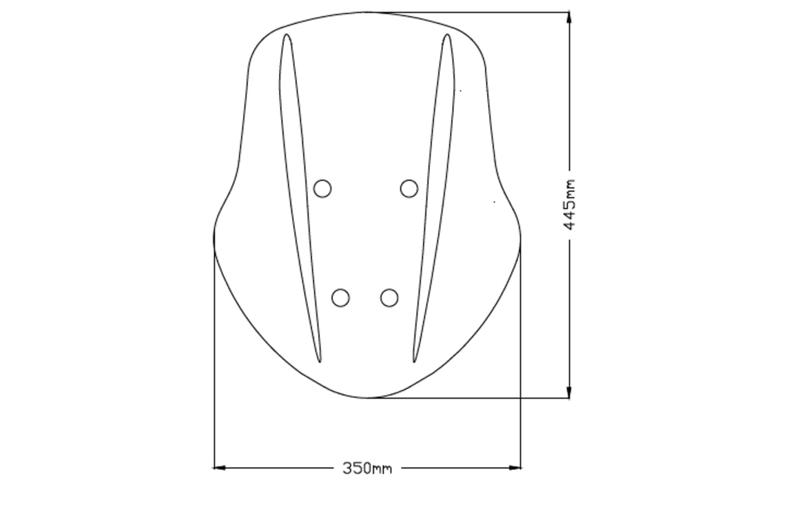 PUIG New Generation Touring Windscreen for Ducati Diavel 1260 / S