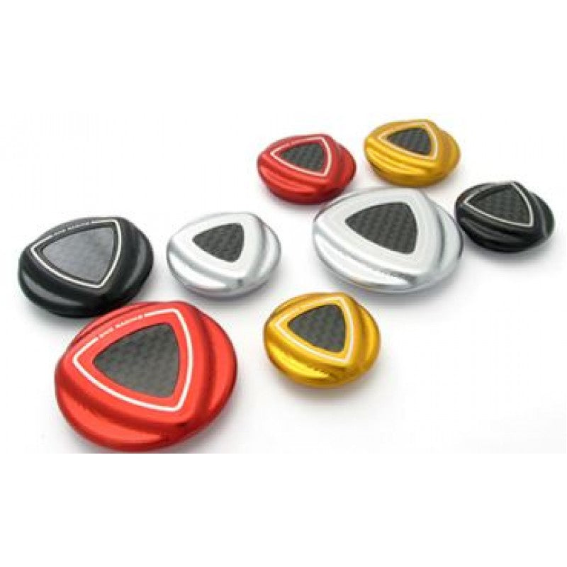 CNC Racing Frame Plug Kit With Carbon Fiber Inlay for Ducati Diavel