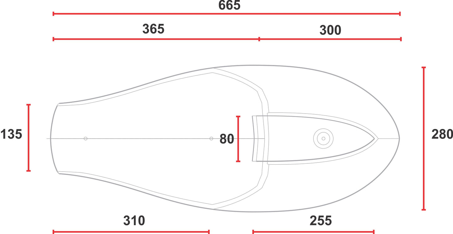 C-Racer "Neo Classic" Universal Cafe Racer Seat and Tail Fairing - SCR7.1