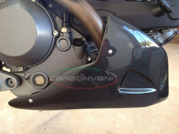 CARBONVANI - DUCATI MONSTER M696 / M796 / M1100 CARBON FIBER BELLY PAN