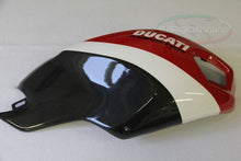 CARBONVANI - DUCATI MONSTER M1100 / M796 / M696 CARBON FIBER RH FUEL TANK SIDE PANEL DUCATI CORSE WITH FRAME AND MESH