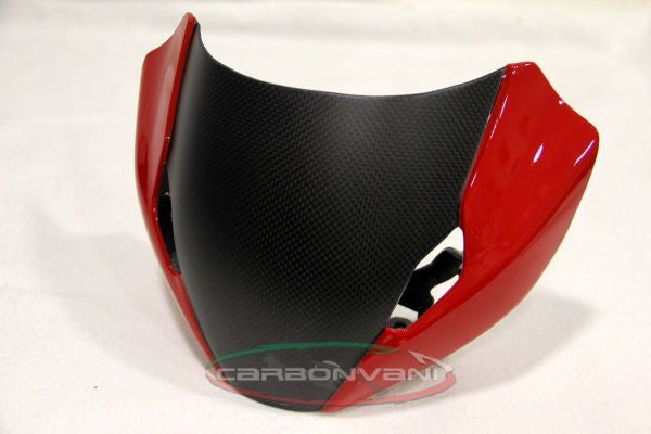 CARBONVANI - DUCATI MONSTER 797 RED & CARBON FIBER HEADLIGHT FAIRING