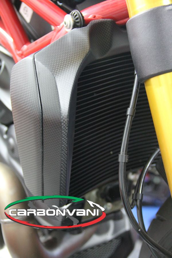 CARBONVANI - DUCATI 2017+ MONSTER 821/1200 CARBON FIBER WATER COOLER UPPER FRAME