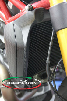 CARBONVANI - DUCATI 2017+ MONSTER 821/1200 CARBON FIBER WATER COOLER UPPER FRAME