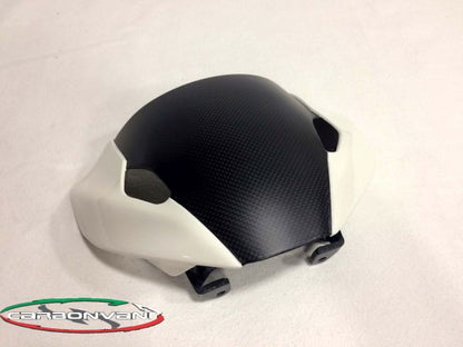 CARBONVANI - DUCATI MONSTER 797 WHITE & CARBON FIBER HEADLIGHT FAIRING