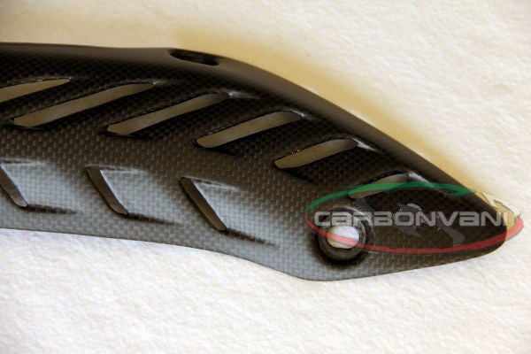 CARBONVANI - DUCATI MONSTER 1200R CARBON FIBER EXHAUST COLLECTOR GUARD B