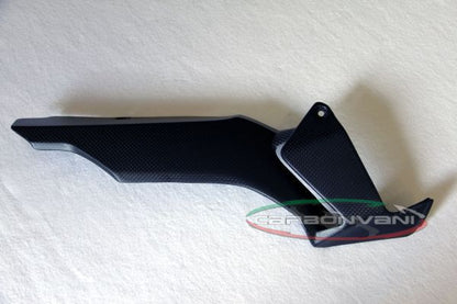 CARBONVANI - DUCATI MONSTER 1200 CARBON FIBER LH LOWER ENGINE PANEL B for M1200