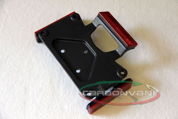 CARBONVANI - DUCATI MULTISTRADA 1200 CARBON FIBER LICENCE PLATE FOR U.S.A for 2010-2014