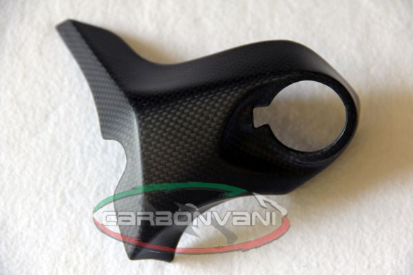 CARBONVANI - DUCATI MONSTER 1200R CARBON FIBER WATER COOLER CAP PROTECTION
