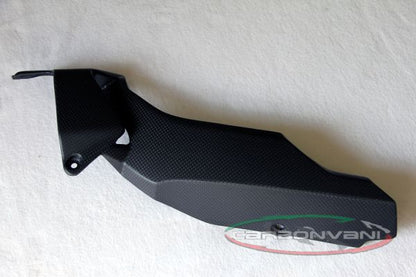 CARBONVANI - DUCATI MONSTER 1200 CARBON FIBER LH LOWER ENGINE PANEL B for M1200
