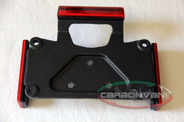 CARBONVANI - DUCATI MULTISTRADA 1200 CARBON FIBER LICENCE PLATE FOR U.S.A for 2010-2014