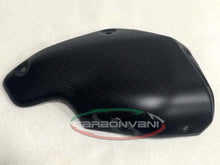 CARBONVANI - DUCATI MONSTER 821 / 1200 CARBON FIBER EXHAUST COLLECTOR GUARD FOR TERMIGNONI Holmogated Slip-on
