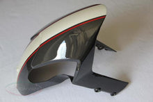 CARBONVANI - DUCATI MONSTER M696 / M796 / M1100 CARBON FIBER FRONT MUDGUARD OE style DUCATI CORSE (Red/White/Red)