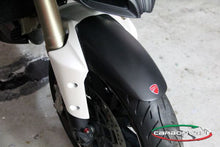 CARBONVANI - DUCATI MULTISTRADA 1200 CARBON FIBER FRONT MUDGUARD / WHITE for 2010-2014