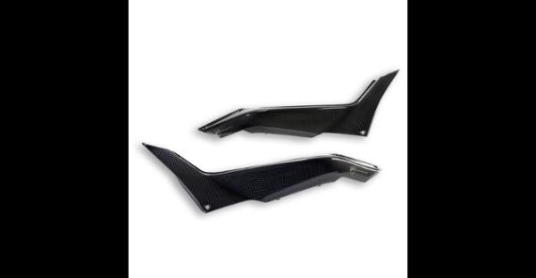 CARBONVANI - DUCATI MULTISTRADA 1200 CARBON FIBER UNDER SEAT SIDE STRIPS for 2010-2014