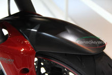 CARBONVANI - DUCATI MULTISTRADA 1200 CARBON FIBER FRONT MUDGUARD / RED for 2010-2014