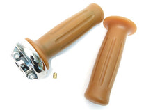 Domino "Rally" Vintage style Throttle and grips