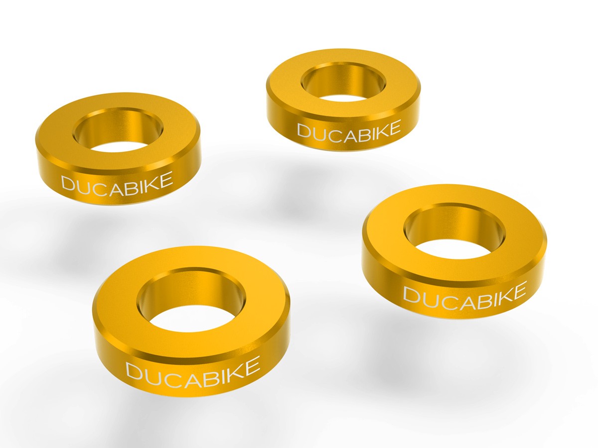 DBK Special Parts (Ducabike) Billet Front Brake Caliper Spacers (kit of 4) - 5mm