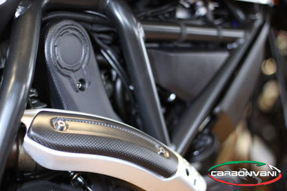 CARBONVANI - DUCATI SCRAMBLER CARBON FIBER EXHAUST COVER GUARD