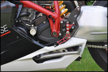 DBK Special Parts (Ducabike) SP Adjustable Rearsets for the Ducati 848/1098/1198