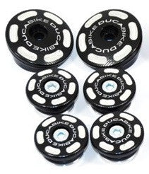 DBK Special Parts (Ducabike) Contrast Cut Frame Plug Kit for the Ducati Multistrada 1200 /1260 (2015+)