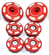 DBK Special Parts (Ducabike) Contrast Cut Frame Plug Kit for the Ducati Multistrada 1200 /1260 (2015+)