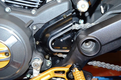 DBK Special Parts (Ducabike) Contrast Cut Sprocket Cover for Ducati Scrambler and Monster 821/797