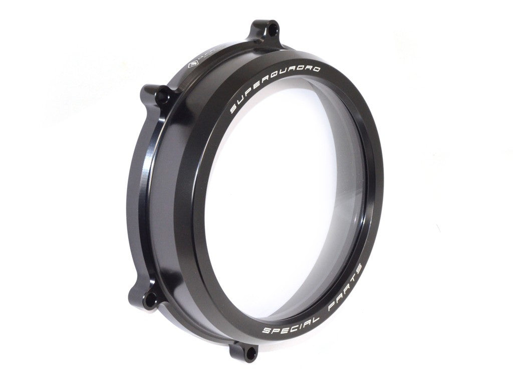 DBK Special Parts (Ducabike) Clear Wet Clutch Cover for the Ducati Panigale 1299/1199/959  Superleggera (and 899 too with modification)