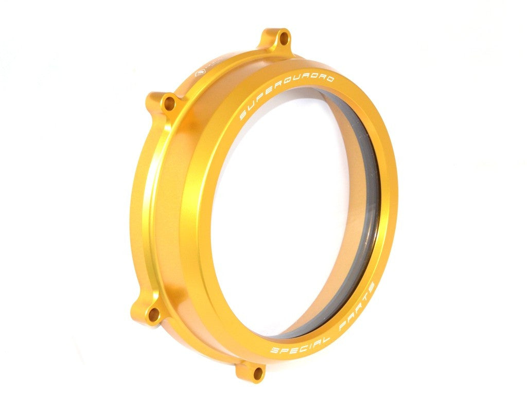 DBK Special Parts (Ducabike) Clear Wet Clutch Cover for the Ducati Panigale 1299/1199/959  Superleggera (and 899 too with modification)