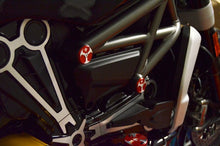 DBK Special Parts (Ducabike) Tri Blade Contrast Cut Billet Frame Plugs for the Ducati XDiavel and Diavel 1260